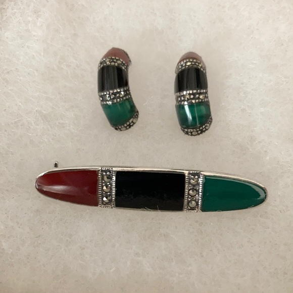 Vintage Jade,Carnelian,Onyx - Picture 1 of 17